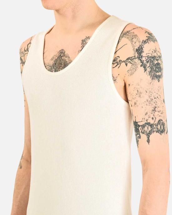  르메르 민소매 티셔츠 립 탱크탑 - LEMAIRE