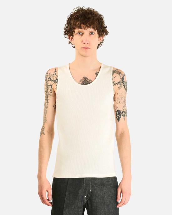  르메르 민소매 티셔츠 립 탱크탑