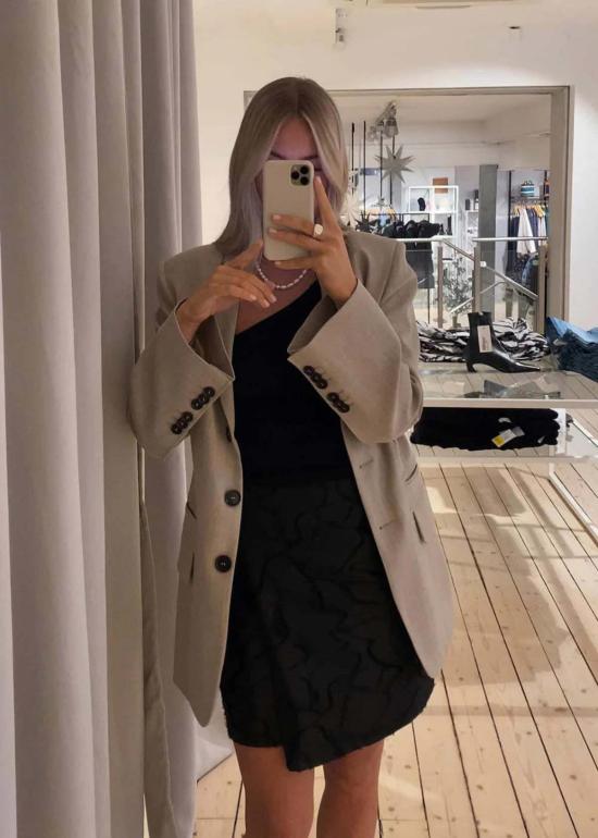  바이말렌비거 수트 자켓 By Malene Birger 포터 블레이저 소프트 베이지 멜란지 - BY MALENE BIRGER