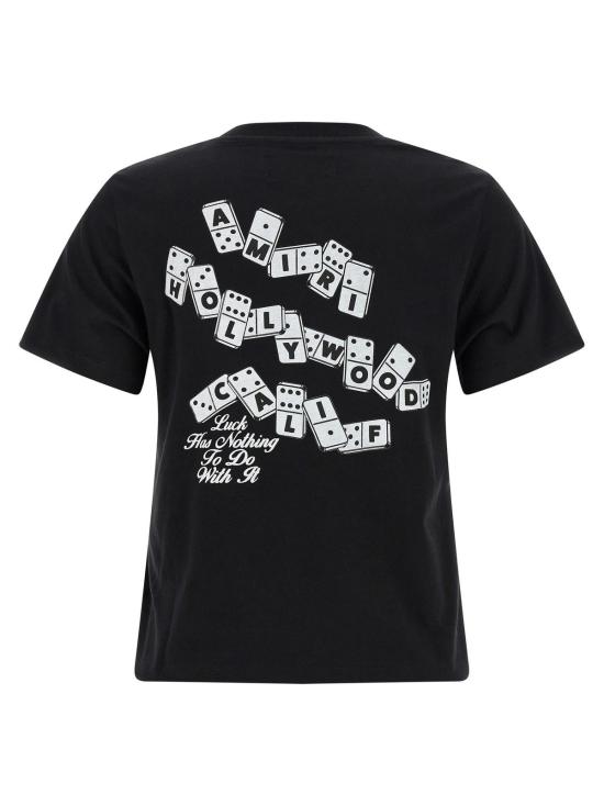  아미리 반팔 티셔츠 도미노 티셔츠 블랙 - AMIRI