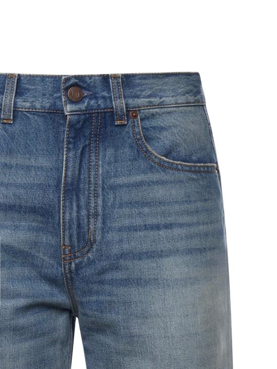  끌로에 데님 팬츠 크롭 데님 진 드림 블루 - CHLOE