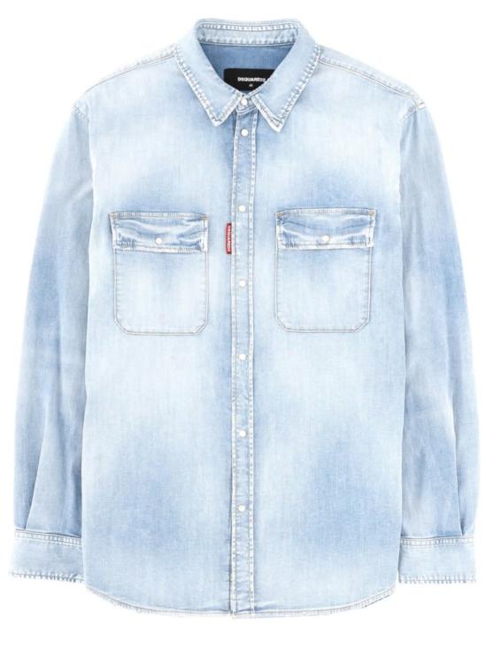  디스퀘어드2 데님 셔츠