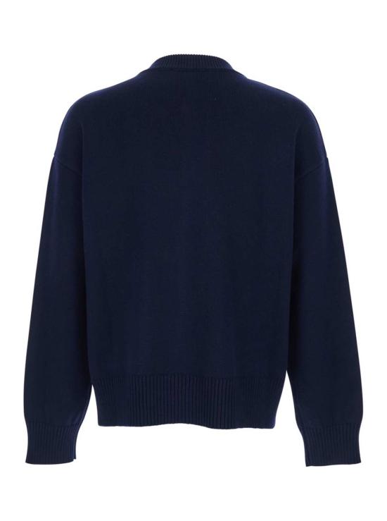  아미 가디건 알렉상드르 마티우시 크루넥  블루 - AMI