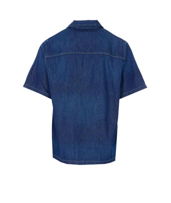  디젤 반팔 셔츠 D 나빌 D 데님 셔츠 블루 - DIESEL