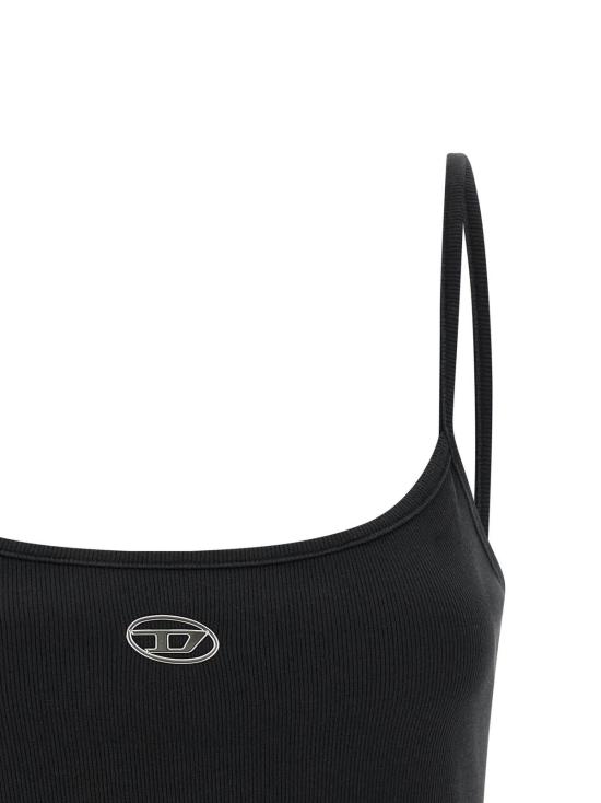  디젤 블라우스 T 후피 오드 탑 블랙 - DIESEL