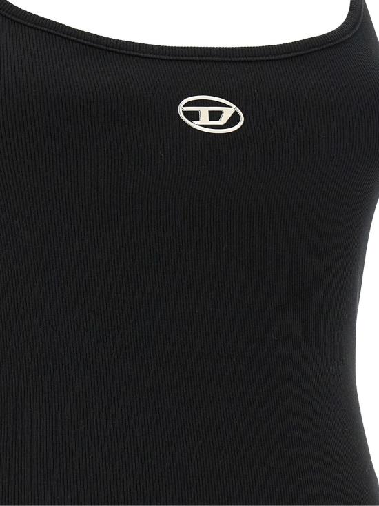  디젤 블라우스 T 후피 오드 탑 블랙 - DIESEL