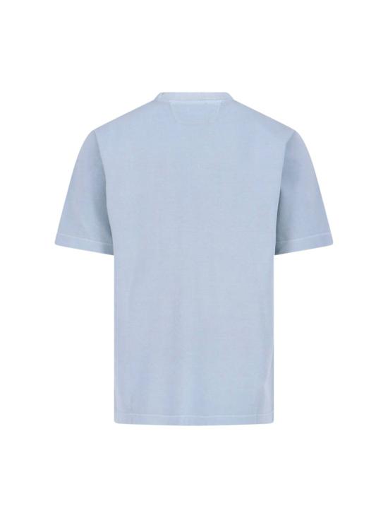  씨피 컴퍼니 반팔 티셔츠 C.P. 회사 로고 티셔츠 (파란색) - C.P. COMPANY