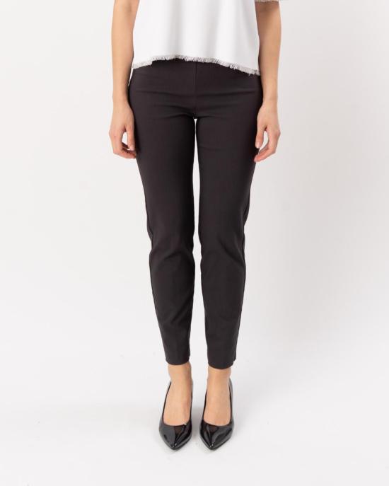  엘리엇 로렌 스트레이트 팬츠 스트레이트 레그 스플릿 심 팬츠 초콜릿 색상