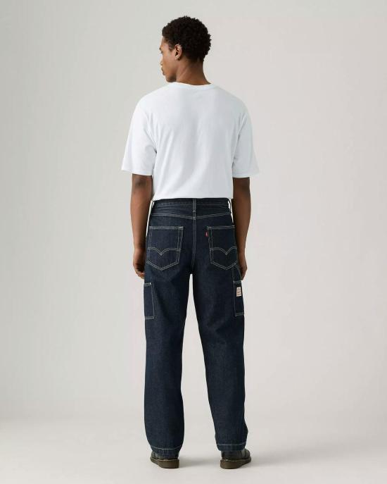  리바이스 치노 팬츠 568 루즈 스트레이트 더블 니 카펜터 모닝 클래식 캔버스 진 - LEVI'S