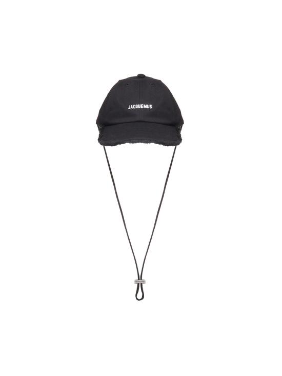  자크뮈스 모자 Jacquemus La Casquette Artichaut  블랙