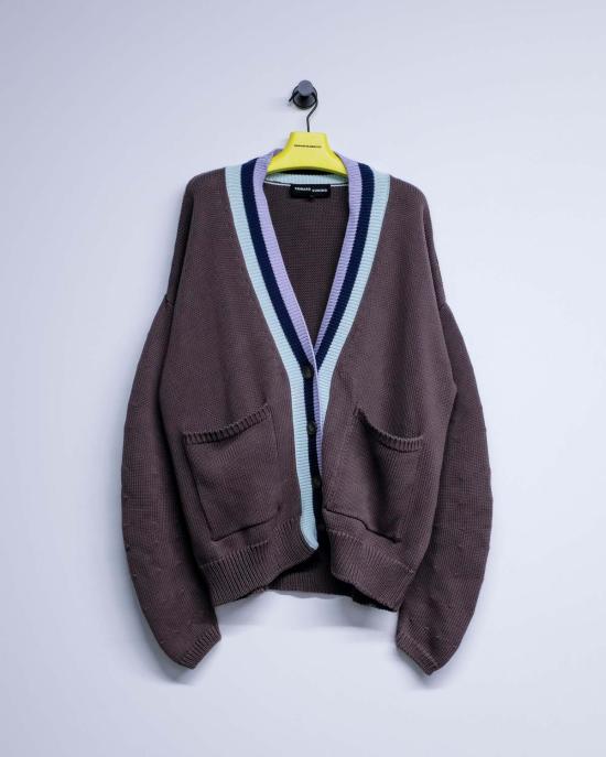  에드워드 커밍 가디건 하트 스로브 카디건