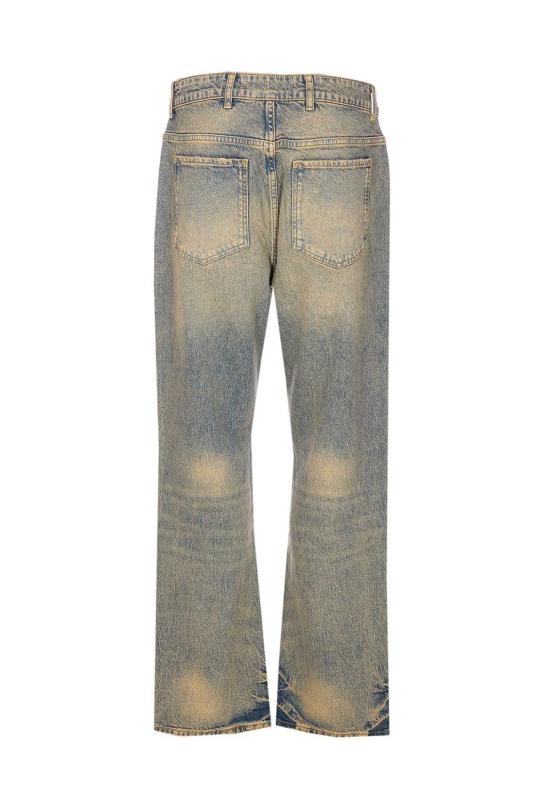  리프레젠트 데님 팬츠 Represent R2 스트레이트 레그 진 블루 - REPRESENT