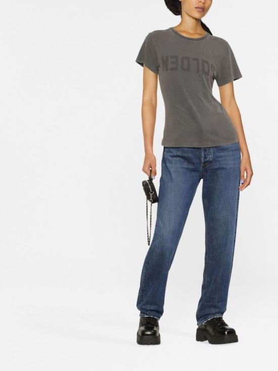 26SS 골든구스 반팔 티셔츠 GWP01221 P00067160318 Grey - GOLDEN GOOSE