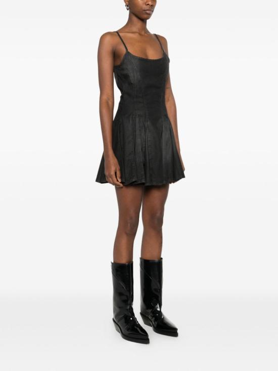  디젤 숏 원피스 데님 미니 드레스 그레이 - DIESEL