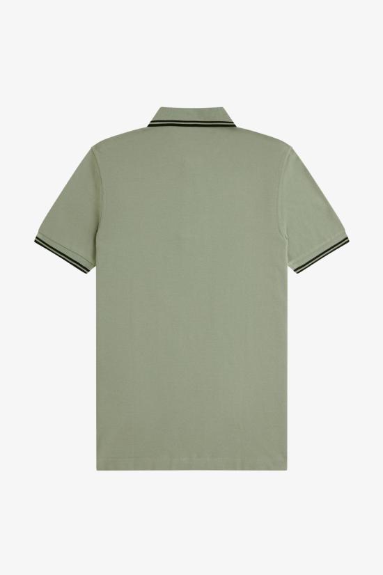 26SS 프레드페리 폴로 티셔츠 M3600 S23 Seagrass black - FRED PERRY