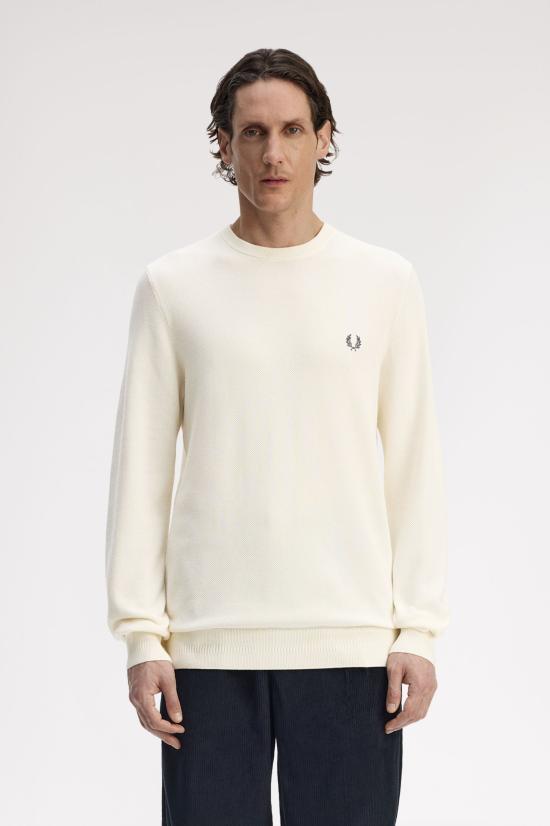 26SS 프레드페리 스웨터 K1309 560 Beige - FRED PERRY