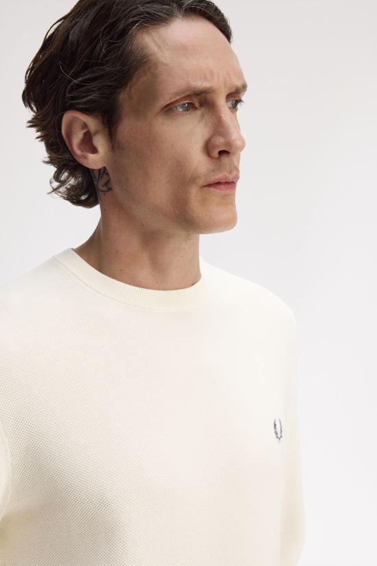 26SS 프레드페리 스웨터 K1309 560 Beige - FRED PERRY