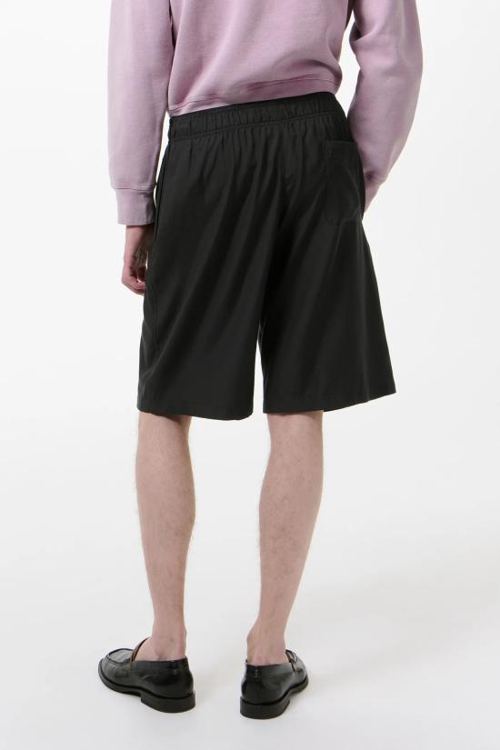 26SS 아워레가시 레저 쇼츠 스틸 블랙 캄 쿠프로 코튼 M2264LS B Black - OUR LEGACY