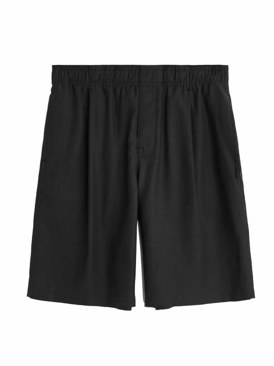 26SS 아워레가시 레저 쇼츠 스틸 블랙 캄 쿠프로 코튼 M2264LS B Black