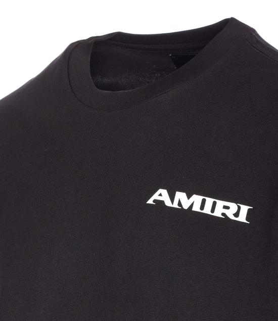  아미리 반팔 티셔츠 스포츠 티셔츠 블랙 - AMIRI