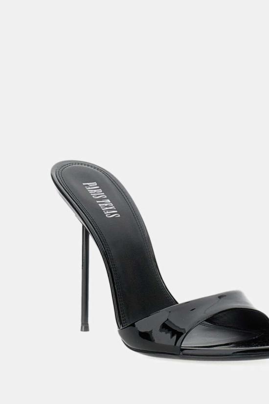  파리텍사스 뮬/슬리퍼 파리 텍사스 리디아 뮬 힐 블랙 - PARIS TEXAS