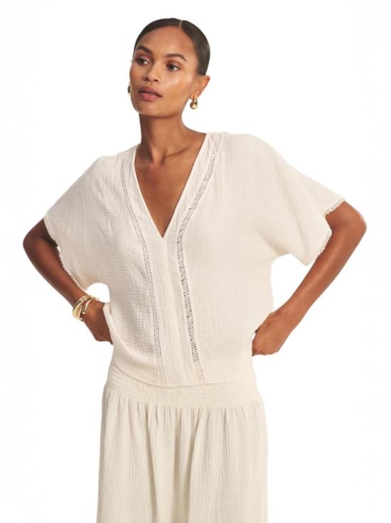  벨벳 블라우스 베르나 탑