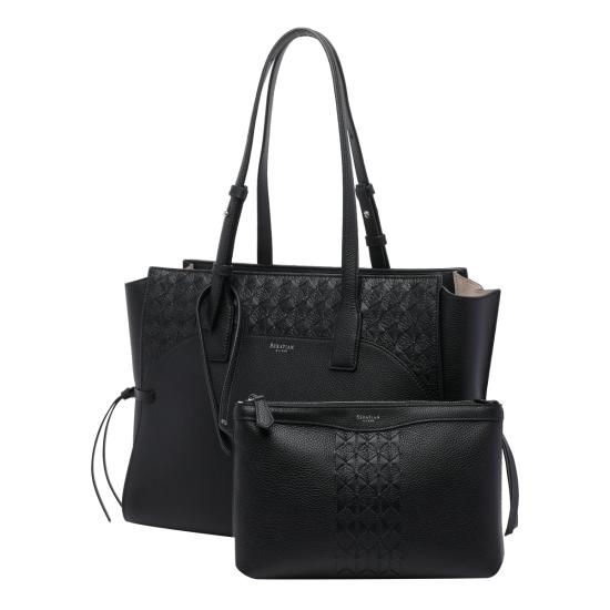 26SS 세라피안 숄더백 SRCMOWLL738834A 001 Black - SERAPIAN