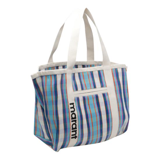 26SS 이자벨마랑 다르웬 토트백 PP0021FA A1X17MTURQUOISE CHALK TUCK Blue - ISABEL MARANT