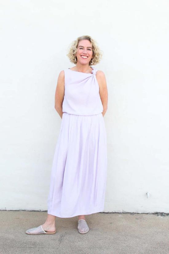  텔라 롱 스커트 칸디토  라일락