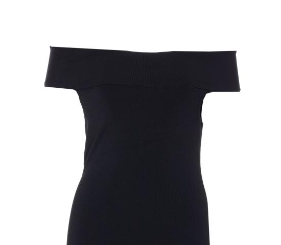 26SS 마이클 코어스 미디 원피스 MS683HGBFD 001 Black - MICHAEL KORS