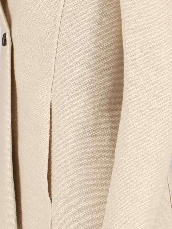  조르지오 아르마니 수트 자켓 싱글 브레스트 블레이저 크림 - GIORGIO ARMANI