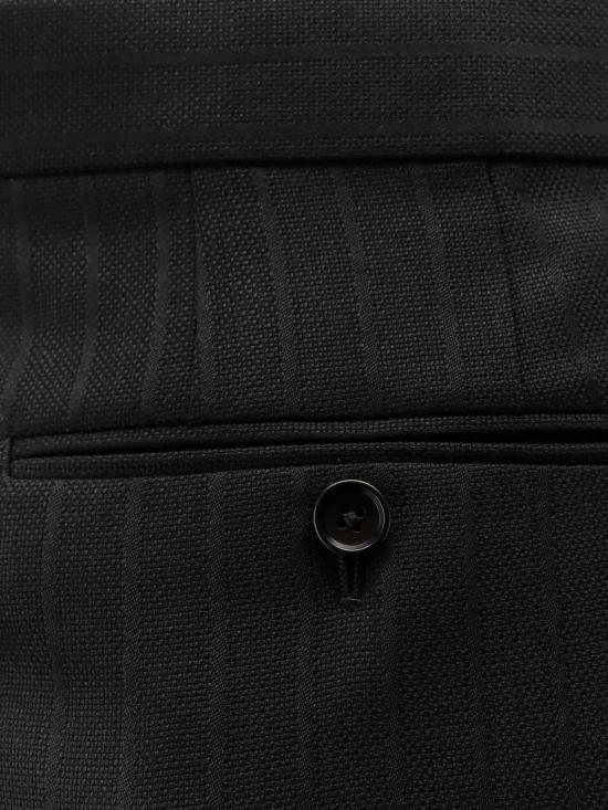  톰포드 스트레이트 팬츠 톰 포드 울 팬츠 블랙 - TOMFORD