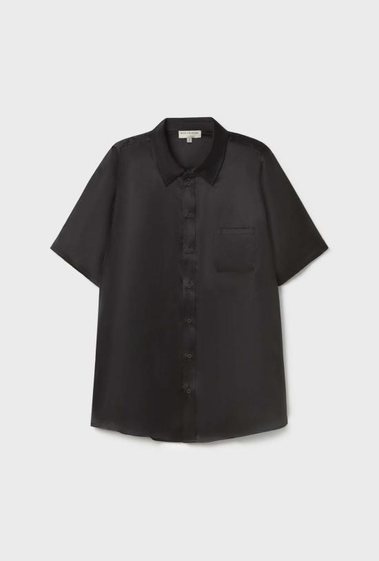  실크 런드리 반팔 티셔츠 반팔 보이프렌드 셔츠, 말띠 해 - SILK LAUNDRY