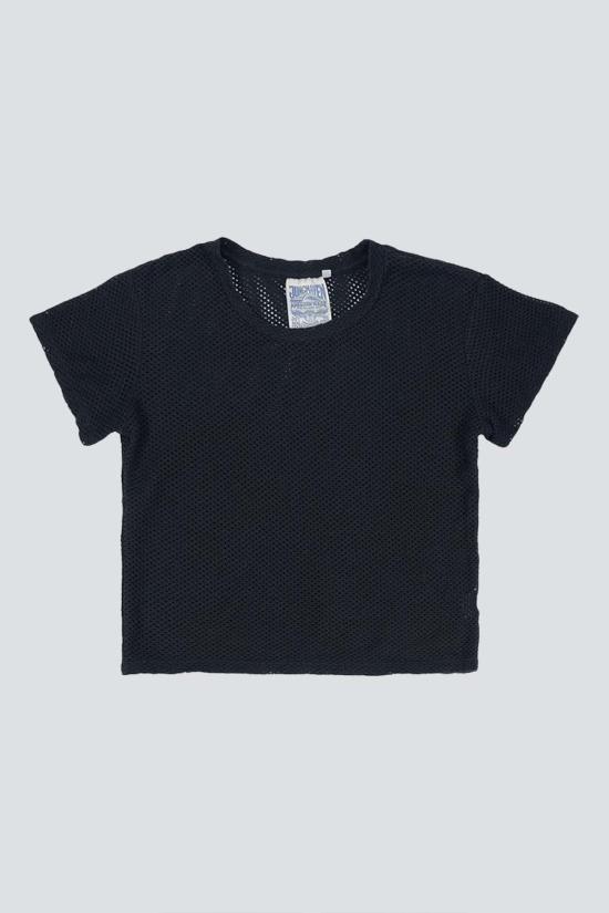  영메이븐 반팔 티셔츠 Jungmaven Carmen 메쉬 크롭 티셔츠 - JUNGMAVEN