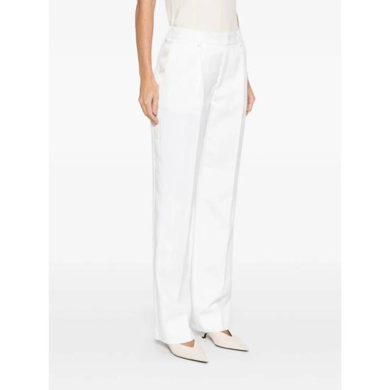  빅토리아 베컴 스트레이트 팬츠 패널 디테일  아이보리 - VICTORIA BECKHAM