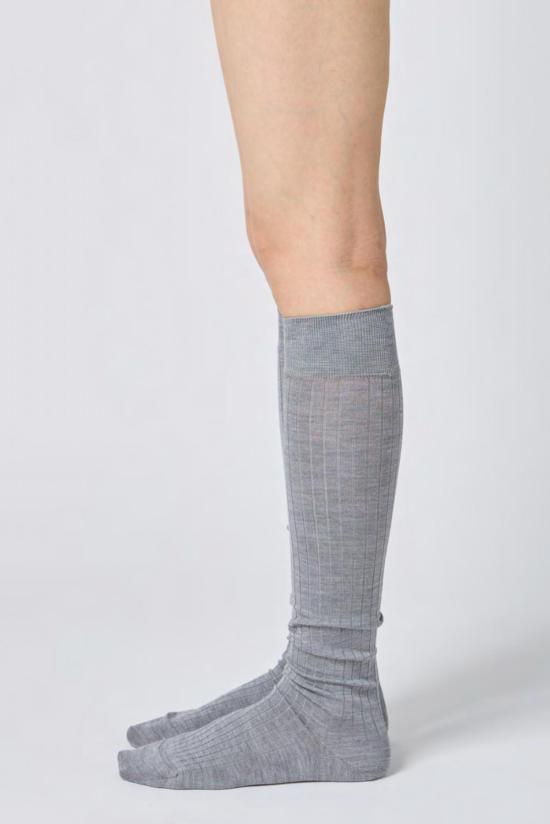  Babaco 양말 바바코 실크 와이드 골지 무릎까지 오는