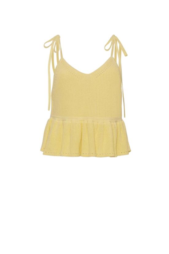  일레븐 식스 민소매 티셔츠 말리 카미 스웨터 탱크 버터 - ELEVEN SIX