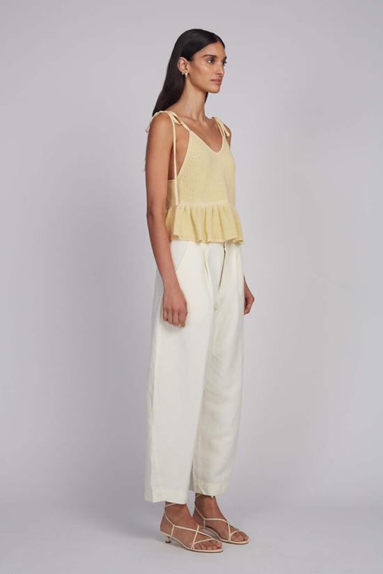  일레븐 식스 민소매 티셔츠 말리 카미 스웨터 탱크 버터 - ELEVEN SIX