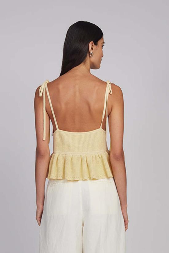  일레븐 식스 민소매 티셔츠 말리 카미 스웨터 탱크 버터 - ELEVEN SIX