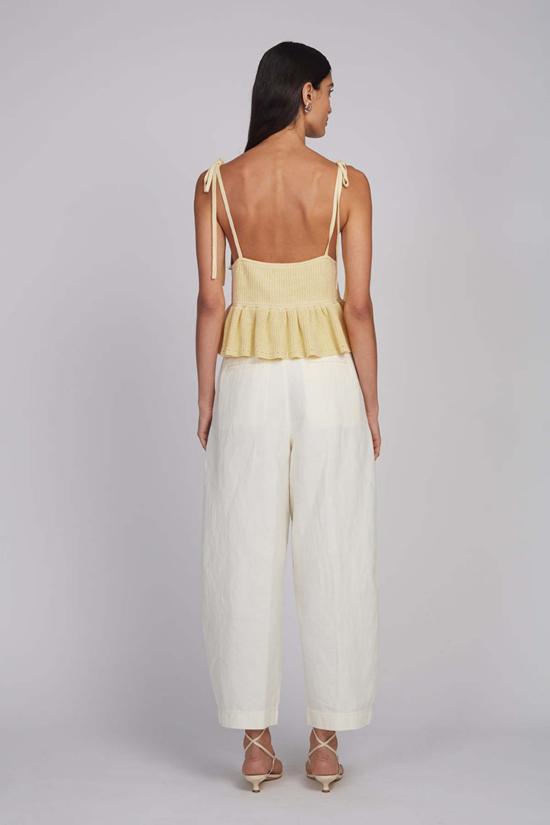  일레븐 식스 민소매 티셔츠 말리 카미 스웨터 탱크 버터 - ELEVEN SIX