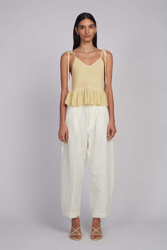  일레븐 식스 민소매 티셔츠 말리 카미 스웨터 탱크 버터 - ELEVEN SIX