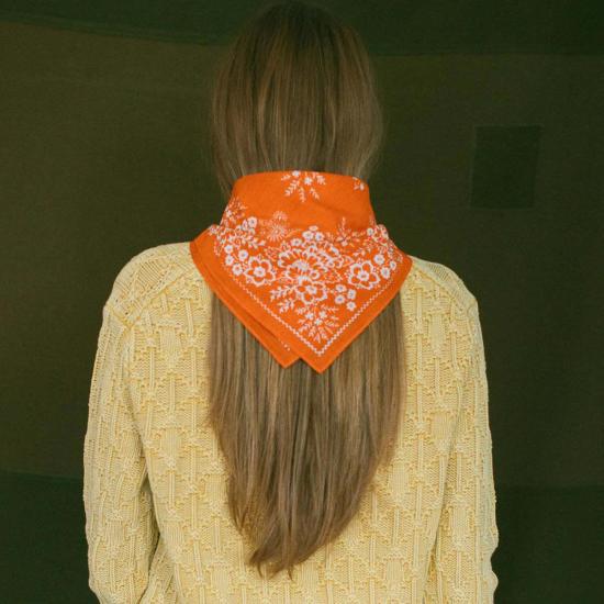  낫 스페시파이드 머플러/스카프 명시되지 않음 면밭 반다나 테라 반다나 - NOT SPECIFIED