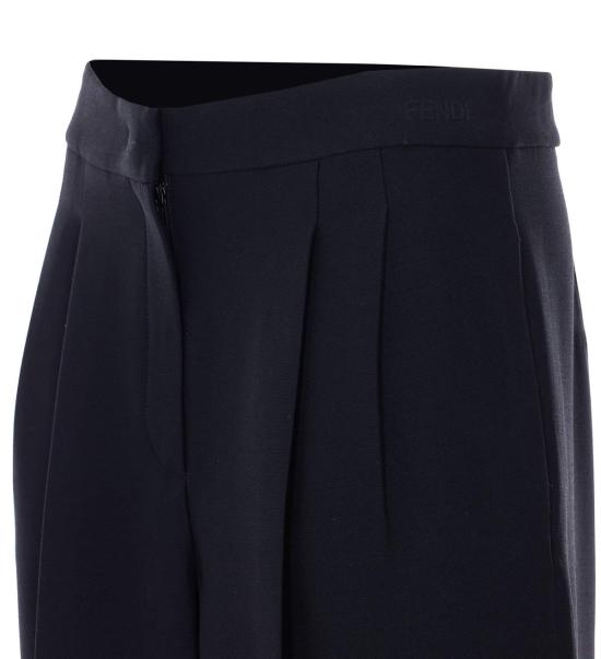  펜디 팬츠 블랙 - FENDI