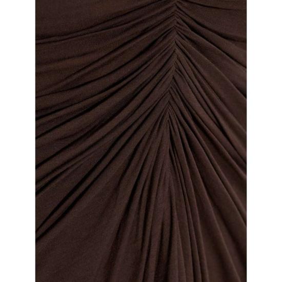  릭 오웬스 블라우스 티셔츠 상의 브라운 - RICK OWENS