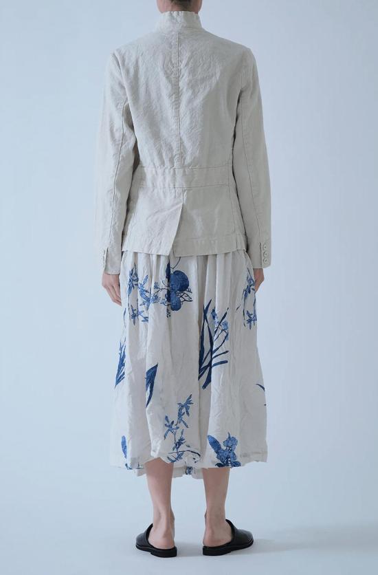  파드칼레 자켓 Pas De Calais 리넨 코튼 테일러드 재킷 - PAS DE CALAIS