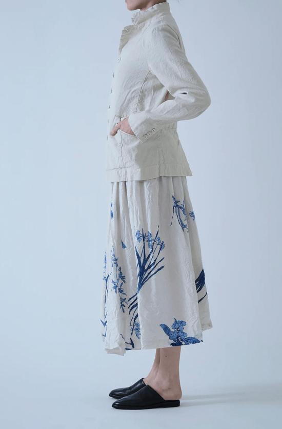  파드칼레 자켓 Pas De Calais 리넨 코튼 테일러드 재킷 - PAS DE CALAIS