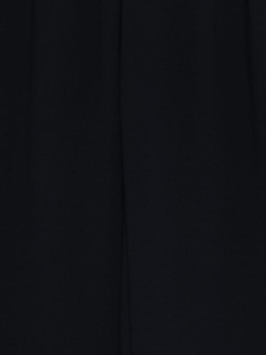  엠포리오 아르마니 스트레이트 팬츠 블루 색상 엘라스틱 팬츠 - EMPORIO ARMANI