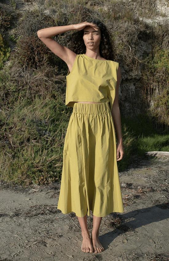  어니스트 코튼 민소매 티셔츠 파머 탱크탑 - HONEST COTTON