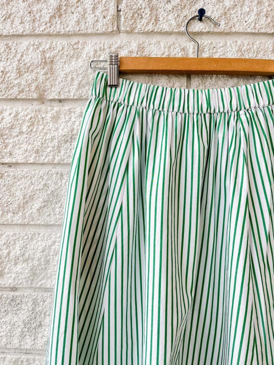  시레나 미디 스커트 그윈 스커트 트렐리스 그린 - XIRENA