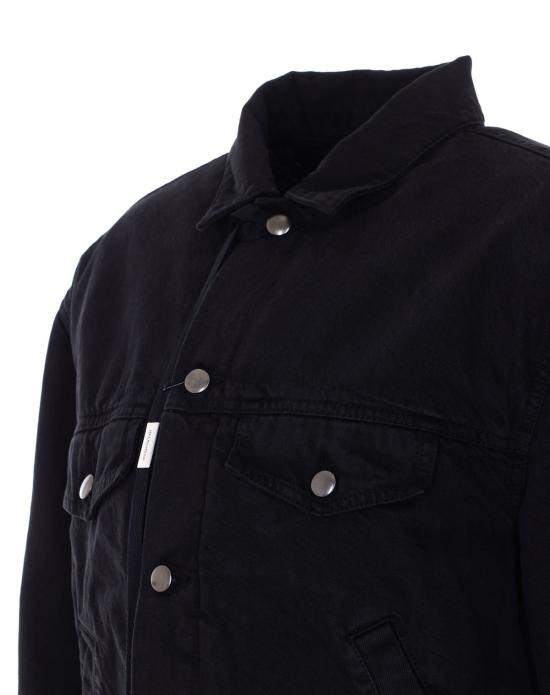  앤 드뮐미스터 데님 자켓 Ann Demeulemeester Standard Raf 데님 재킷 블랙 - ANN DEMEULEMEESTER